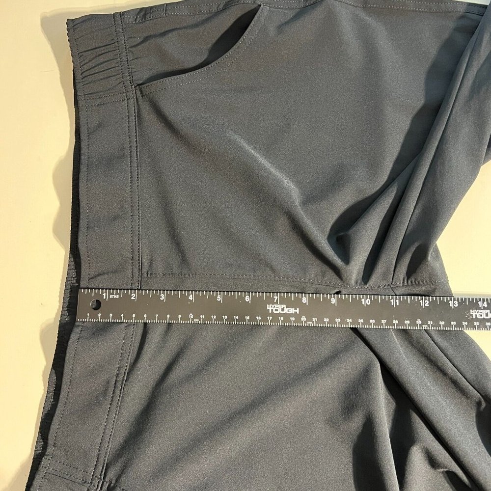 EDDIE BAUER Traveler Pants‎ Womens XL Black Pull On Elastic Waist Stretch Active - Picture 9 of 15